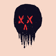 Explore the mystique of life and death with our captivating vector skull design.