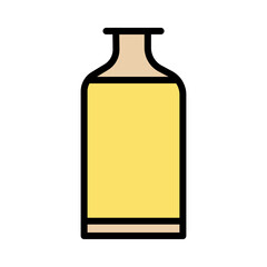 Body Hair Oil Filled Outline Icon