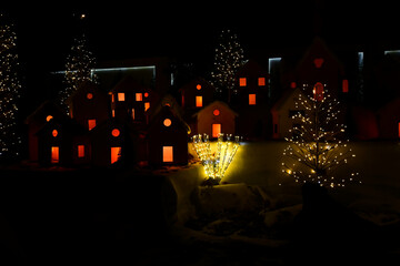 petits villages illuminés pour noël