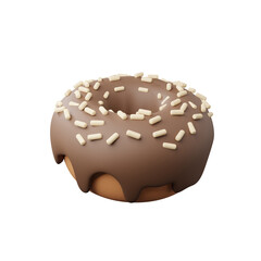 Donut 3d illustration