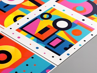 Fun Custom Sticker Sheet Mockup for Creative Expression - AI Generated