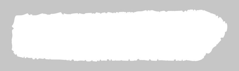 Collection of  torn paper pieces. Black square frames with Irregular edges.Set of silhouettes of ripped rectangular shapes. Piece of grunge collage stickers.