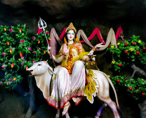 Goddess Mahagauri Devi for the eighth Navadurga of Navratri festival