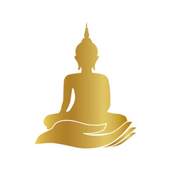 golden budist icon, gold yoga icon, gold meditation icon
budist  OM IAUM