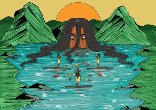 Offering to Bachue. In this work, I recreate a ritual offering to the Goddess Bachu&eacute;, one of the most important deities of the Muisca culture. 