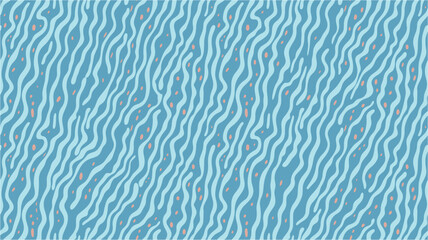 Abstract hipster lines background. Linear waves background. Seamless  background. Raster element for card, web-design and decoration. Summer  design. - obrazy, fototapety, plakaty