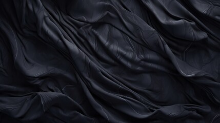 Fototapeta premium exquisite black textured fabric: high detail abstract background with marble-like patterns for design inspiration