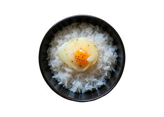 rich and egg in a bowl
