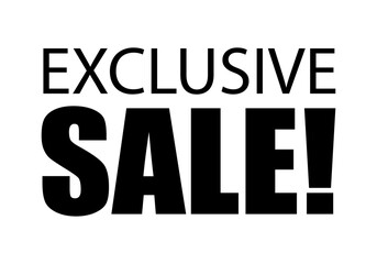 Título negro de venta exclusiva en fondo blanco.