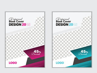 Professional Book Cover design template, Creative Book Top Pase design.