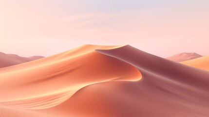 Fototapeta na wymiar Sand dunes background in peach fuzz color