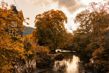River Conwy In Autumn