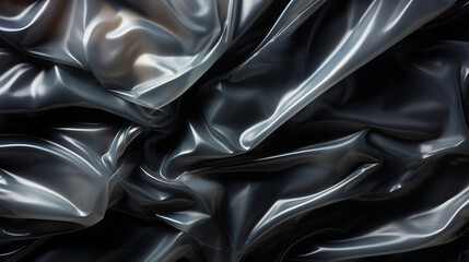 plastic wrap texture wrinkled stretched, black, plastic effect, cellophane package background