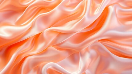 Obraz premium Peach fuzz silk fabric background
