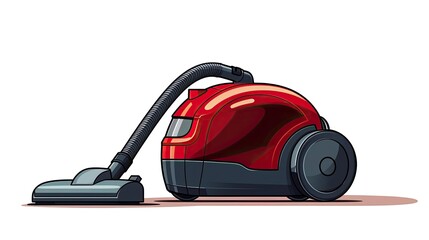 Vacuum cleaner isolated on white background