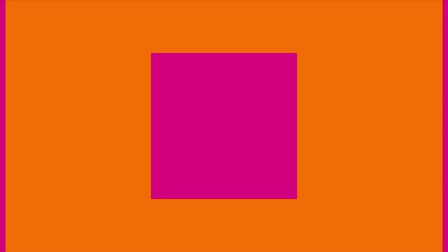 4K Loop motion graphics and animated background transition dial Transition Video Element interlacing Rectangle orange and pink
