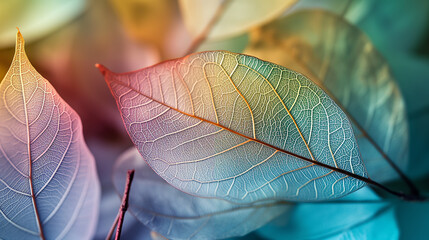 leaf nature water on leaves ai generative