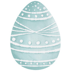 Watercolor eggs decorate for Easter day 