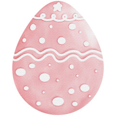 Watercolor eggs decorate for Easter day 