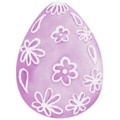 Watercolor eggs decorate for Easter day 