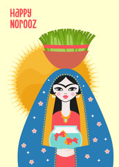 Happy Nowruz, Persian New Year Greeting Card