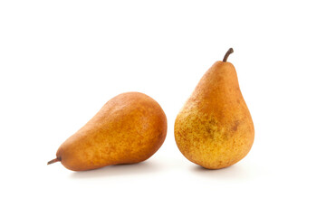 Pears isolated on white background with clipping path..