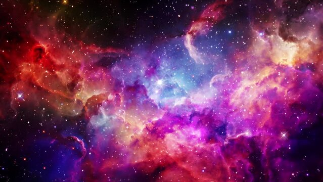 colorful cosmic galaxy space background