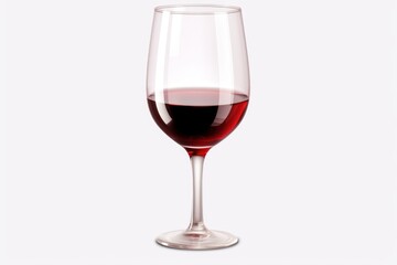  a close up of a wine glass with a red wine in it on a white background with a reflection of the wine being poured into the wine in the glass.