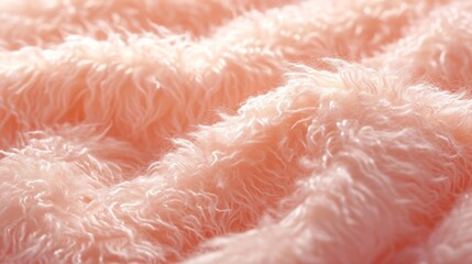 Gentle soft peach fuzz fur fabric background