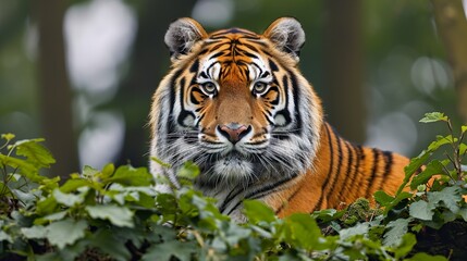 Fototapeta premium tiger in the zoo