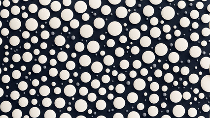 a minimalist bubbles pattern