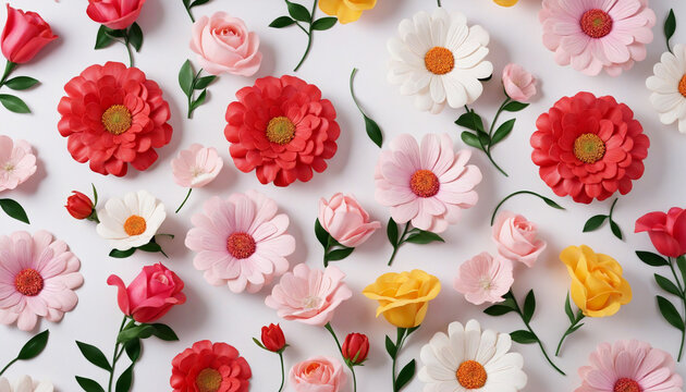 Stunning 3D Floral Wallpaper