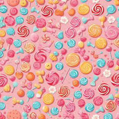 Candy Machine Seamless Design