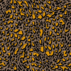 leopard skin pattern, Seamless pattern design textile.