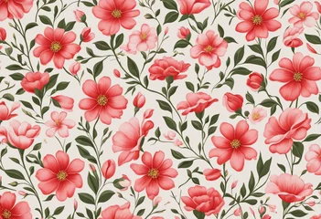 Fototapeten 3d wallpaper of beautiful flower background © SR07XC3