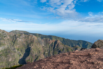 stairways to heaven on pico do areeiro mountain 