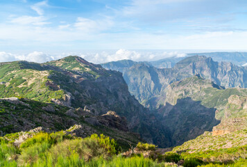 stairways to heaven on pico do areeiro mountain 