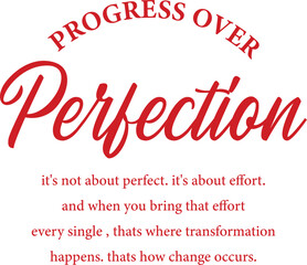 positive woman slogan perfection red