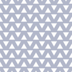 Purple seamless pattern with white triangles