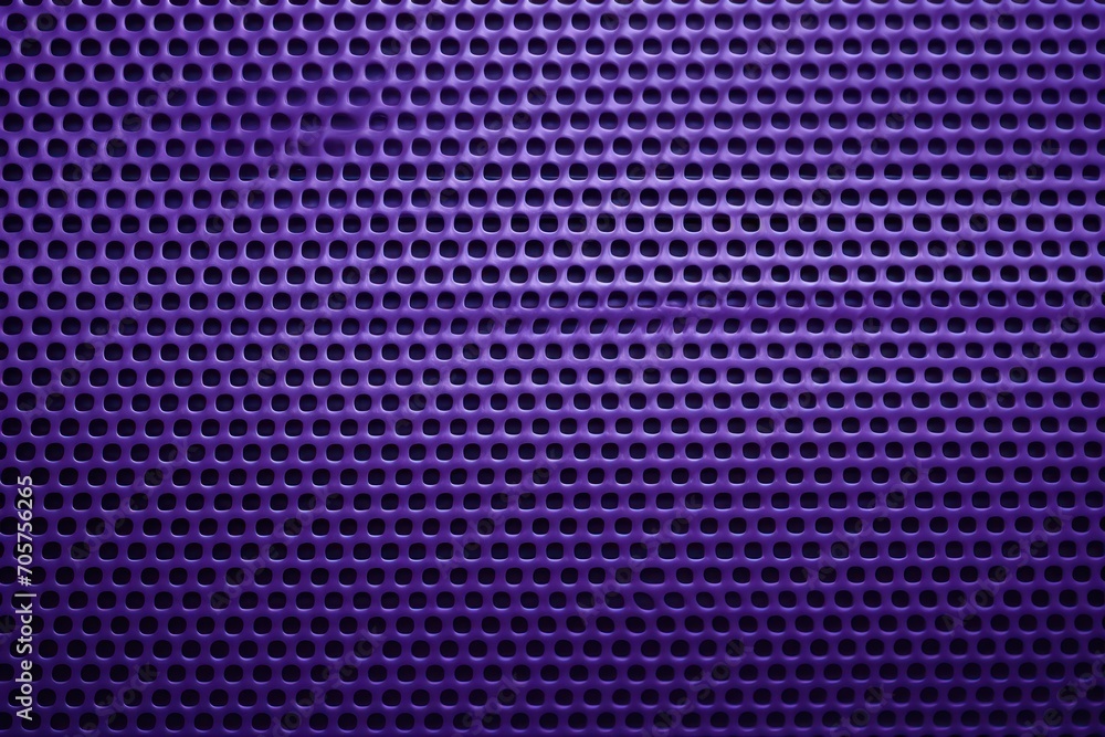 Poster a close up view of a purple background with a lot of small holes in the middle of the screen and a p
