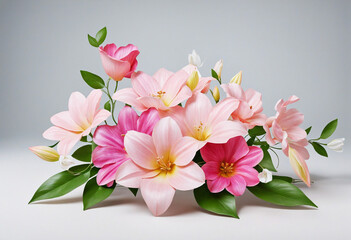 Fototapeta na wymiar Stunning 3D Floral Wallpaper