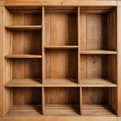 01 wooden shelf
