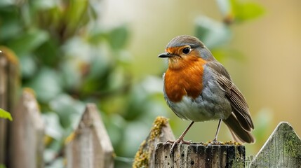 robin on a branch