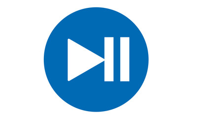 動画ボタン　アイコン　再生　一時停止