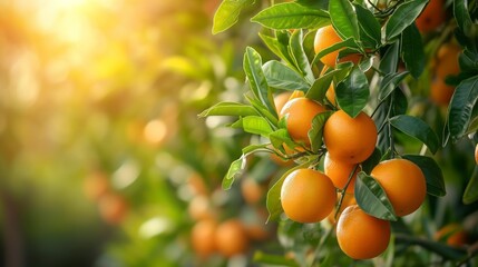 orange tree with fruits