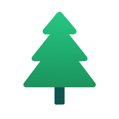 Fototapeta premium green christmas tree