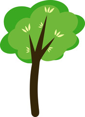 Set of Tree Vector Illustration