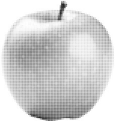 Apple Halftone Collage