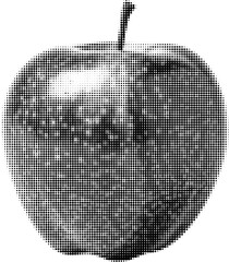 Apple Halftone Collage
