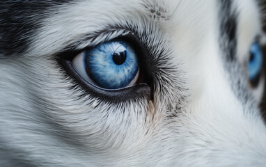 husky pet dog,created with Generative AI tecnology.